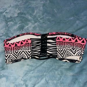 Xhilaration bandeau bikini top